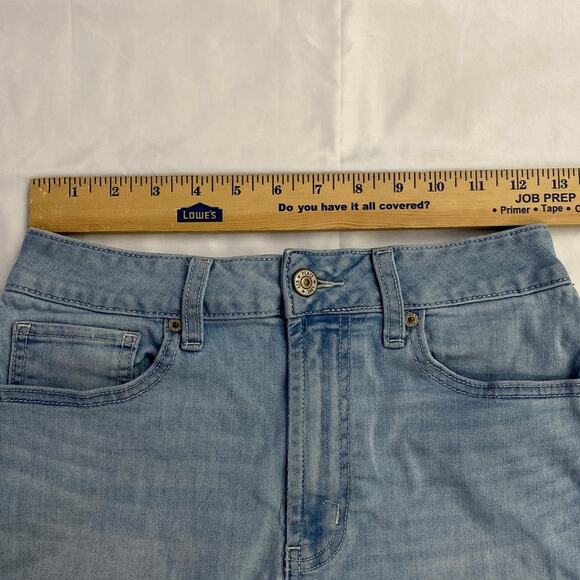 Women's / Juniors Rewash Light Blue Stretch Cutoff Jean Shorts Size 5 / 27 - Picture 3 of 7
